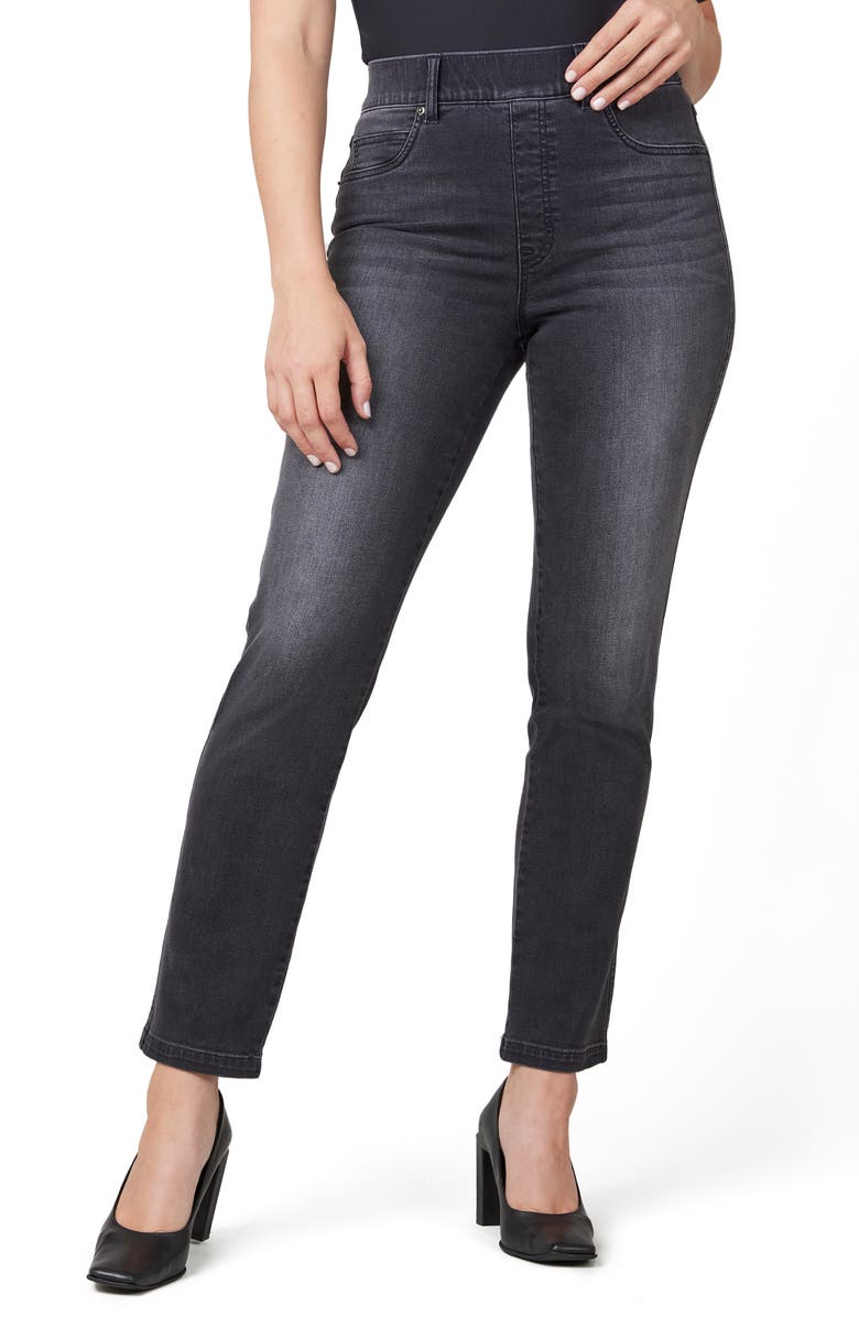 SPANX<sup>®</sup> Straight Leg Jeans, Main, color, 