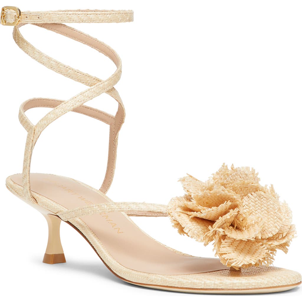 Stuart Weitzman Belize 50 Sandal In Natural.