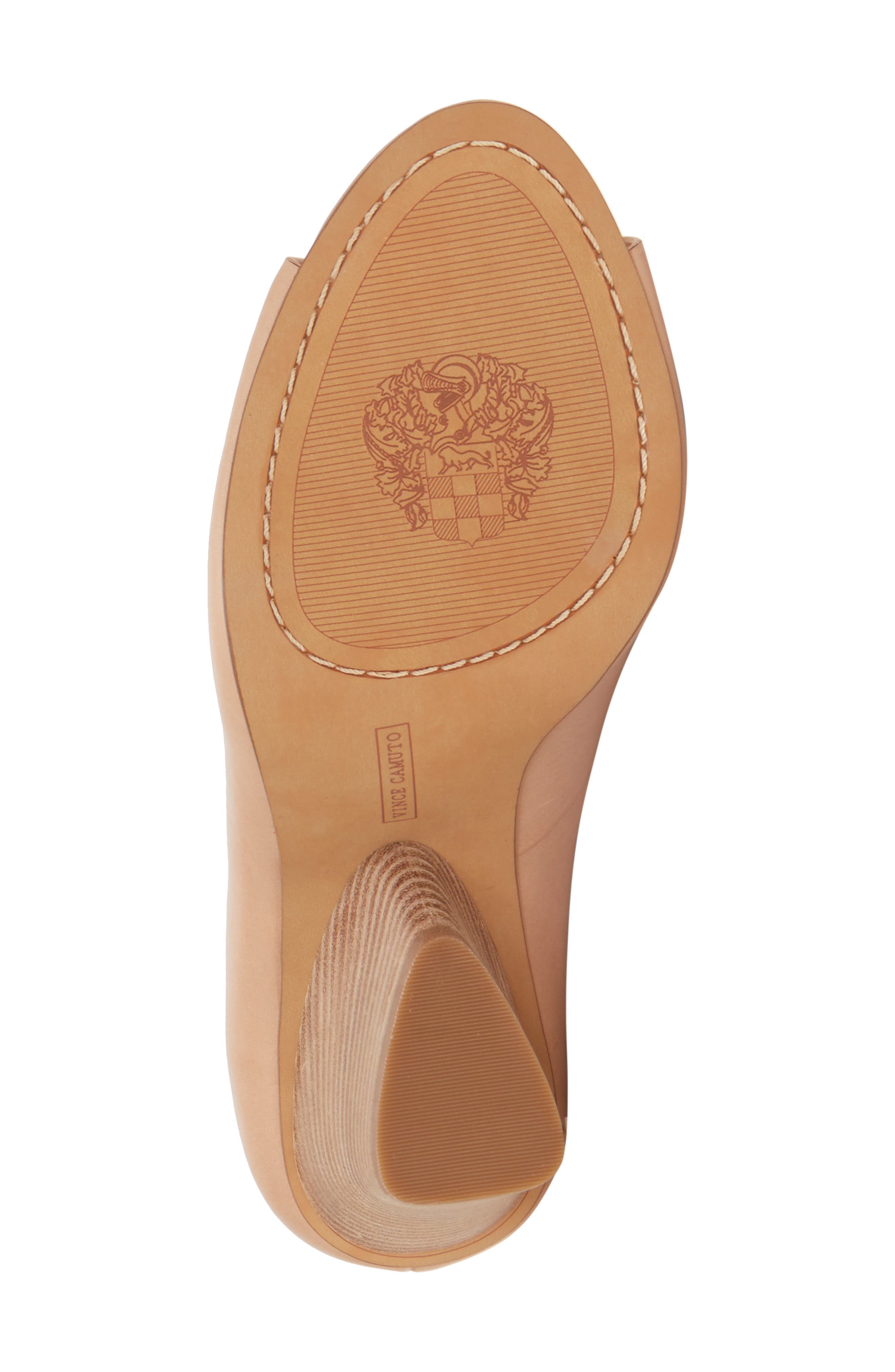 vince camuto andrita leather block heel booties