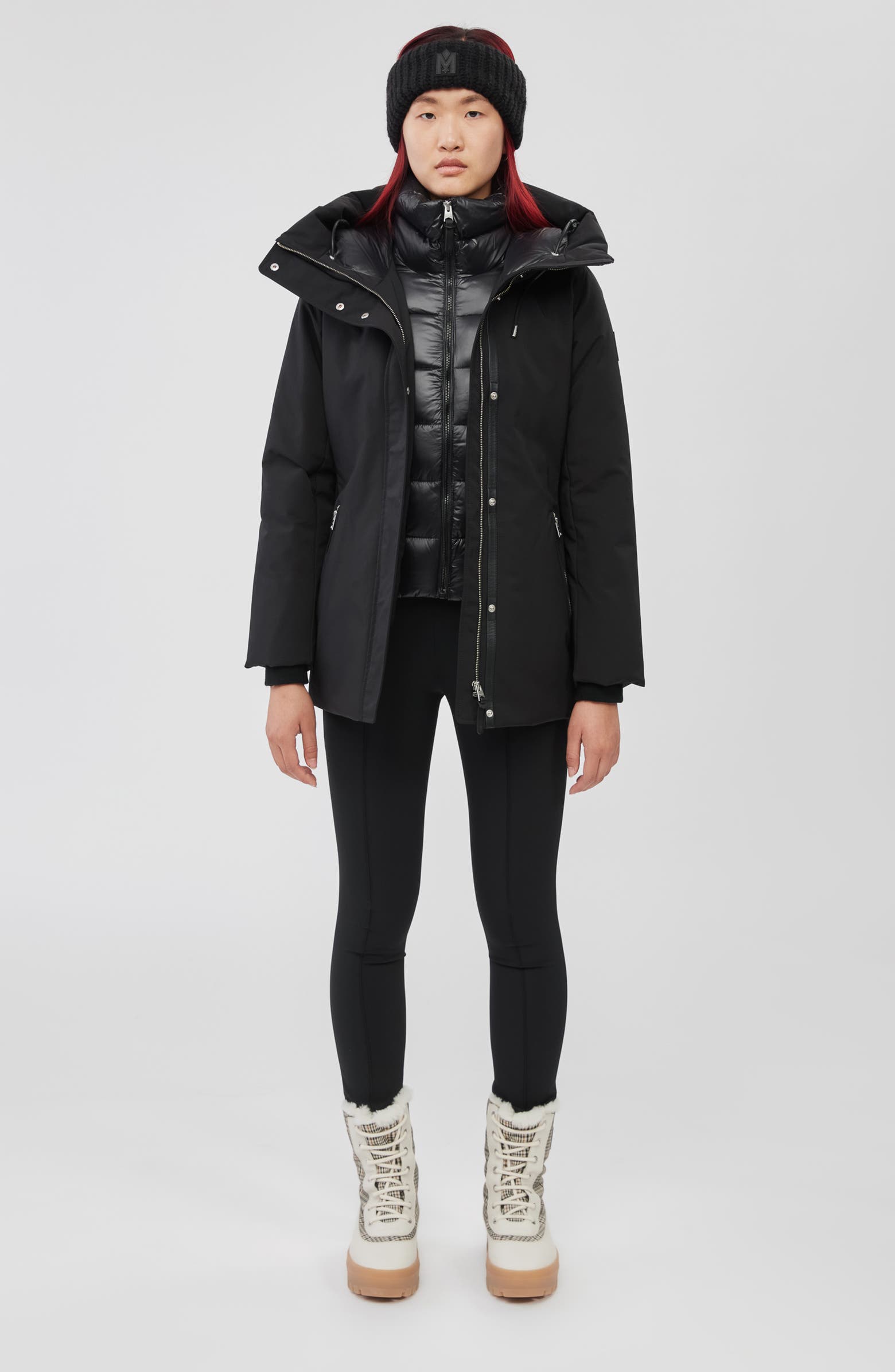 Mackage Jeni Water Resistant Down & Feather Fill Belted Parka | Nordstrom