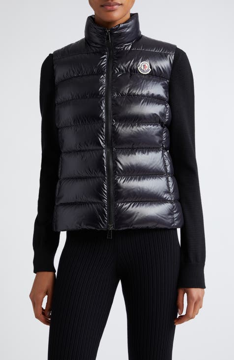Ladies Sleeveless Puffer Jacket - Black