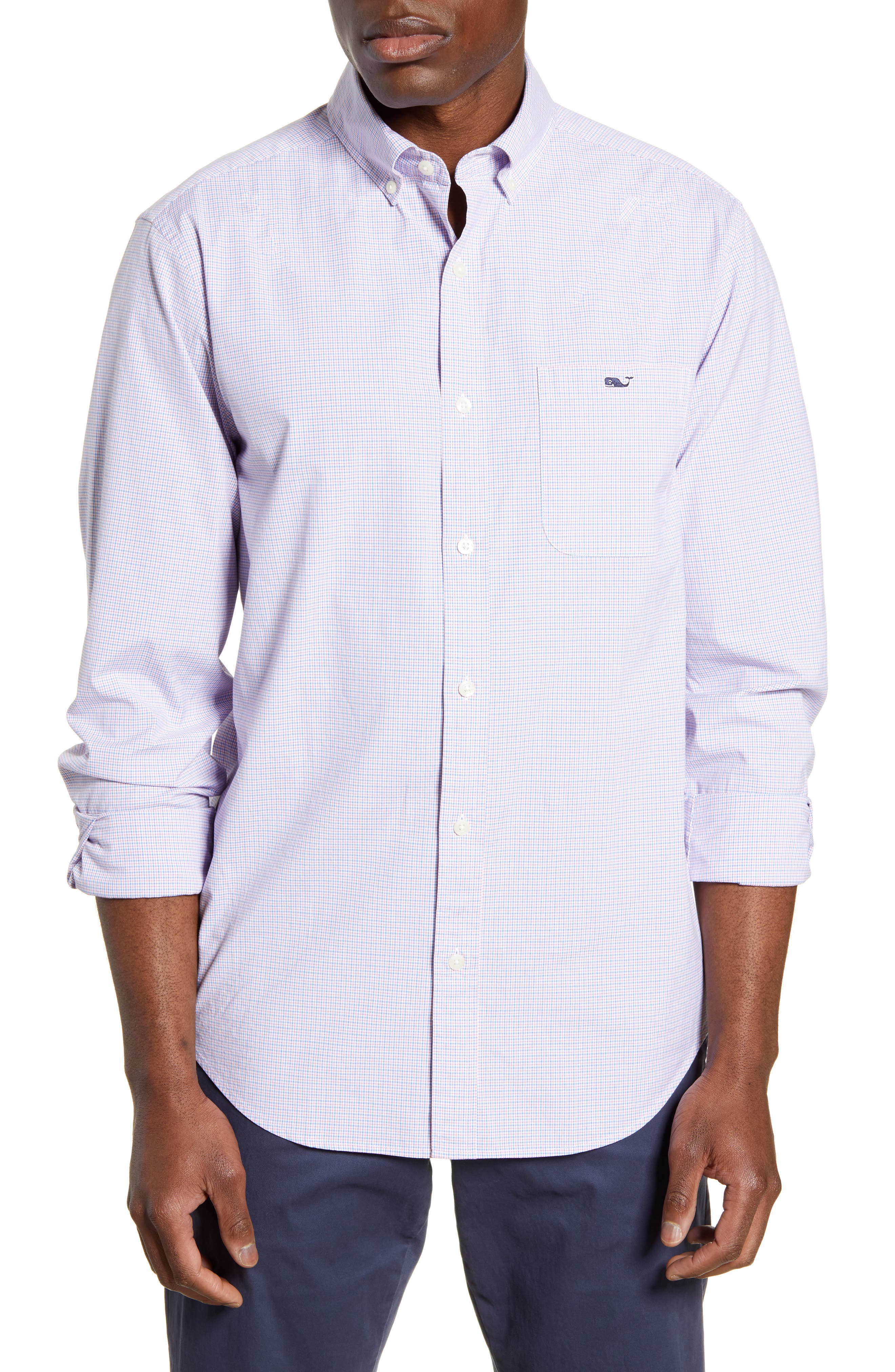 Vineyard Vines T-shirts Classic Fit Murray Tattersall Check Button-Down Shirt