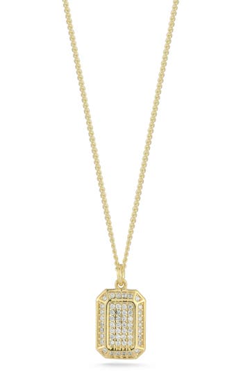 Glaze Jewelry Pavé Pendant Necklace In Gold