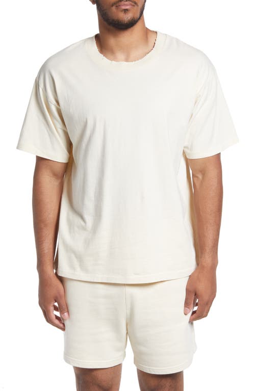 Elwood Men's Core Oversize Cotton Jersey T-Shirt in Vintage Silk