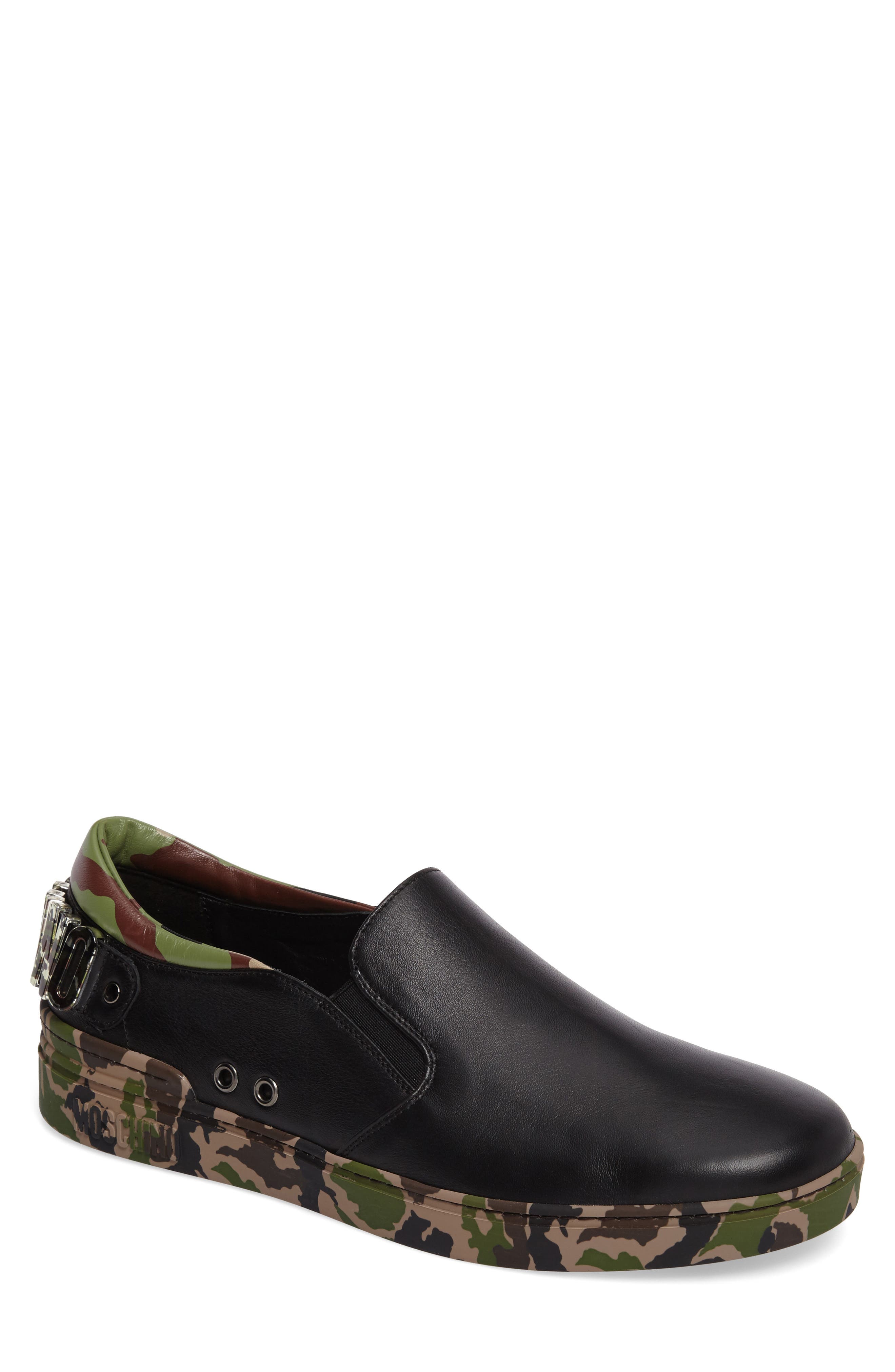 mens camo slip on shoes