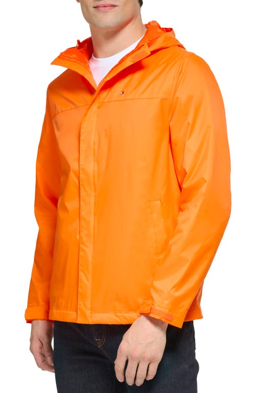 TOMMY HILFIGER TOMMY HILFIGER HOODED RAIN SLICKER JACKET 