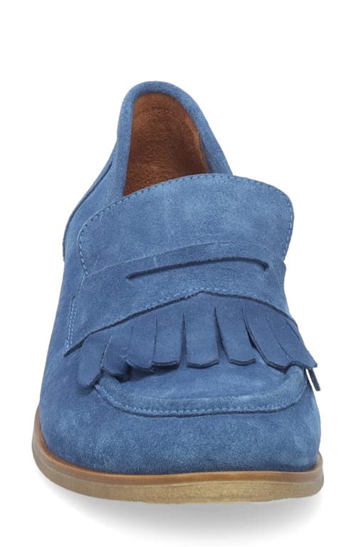Miz Mooz Ilona Penny Loafer In Denim Suede