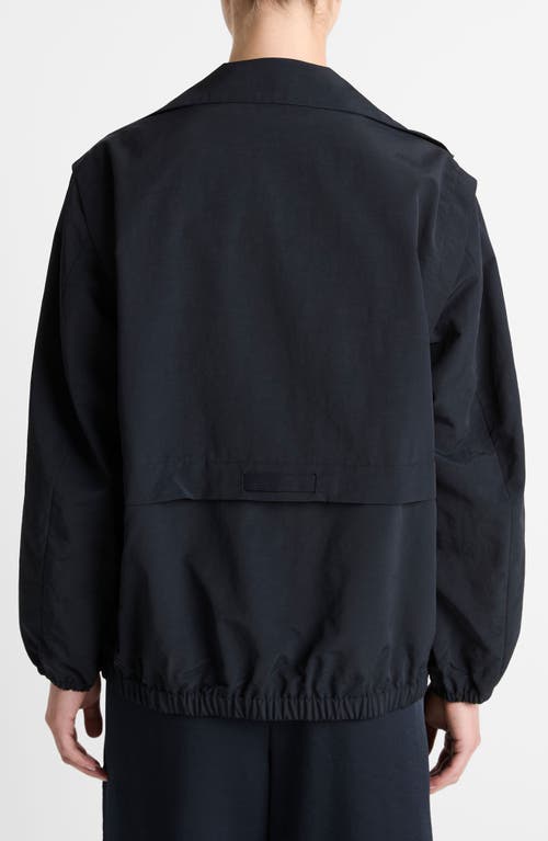 Shop Vince Nylon Track Jacket In Coastal