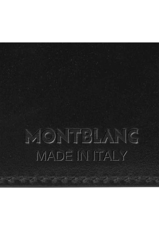 Shop Montblanc Meisterstück Leather Passport Holder In Black