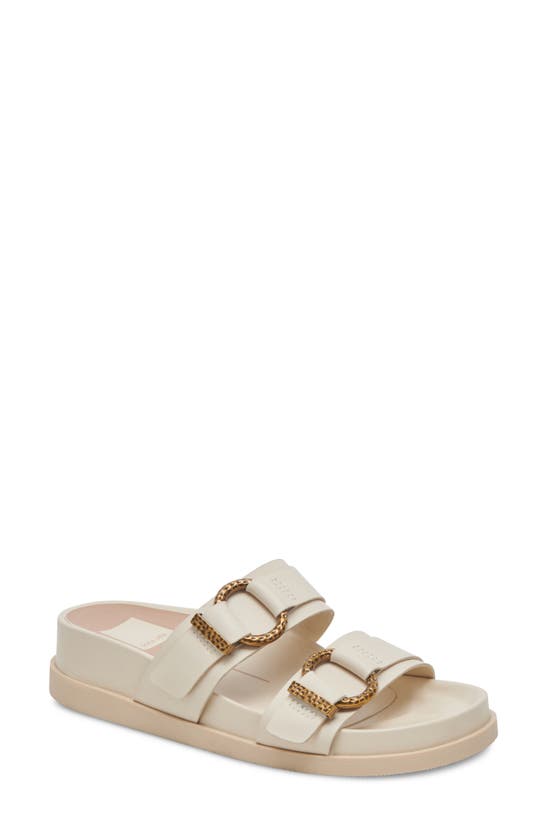 Dolce Vita Soya Platform Sandal In Off White Leather