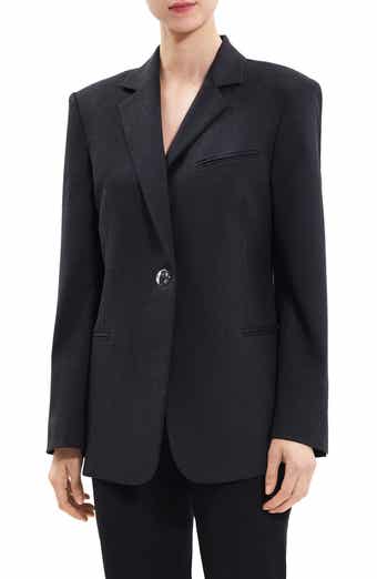 Theory velvet 2025 tuxedo jacket