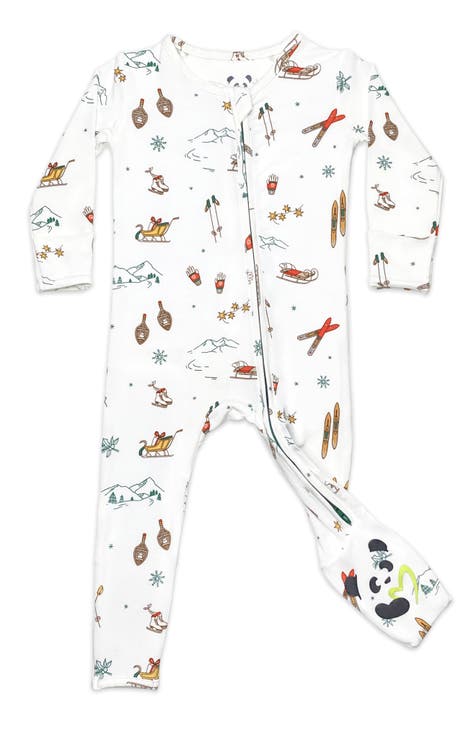 Kids' Vintage Holiday Convertible Footie Pajamas (Baby & Toddler)