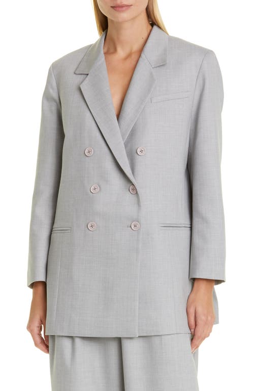 MUNTHE Jantolina Double Breasted Jacket in Grey