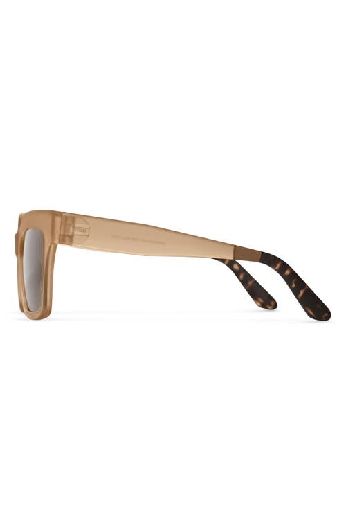 Toms Adelaide 52mm Gradient Square Sunglasses In Oatmilk Crystal Fade/brown