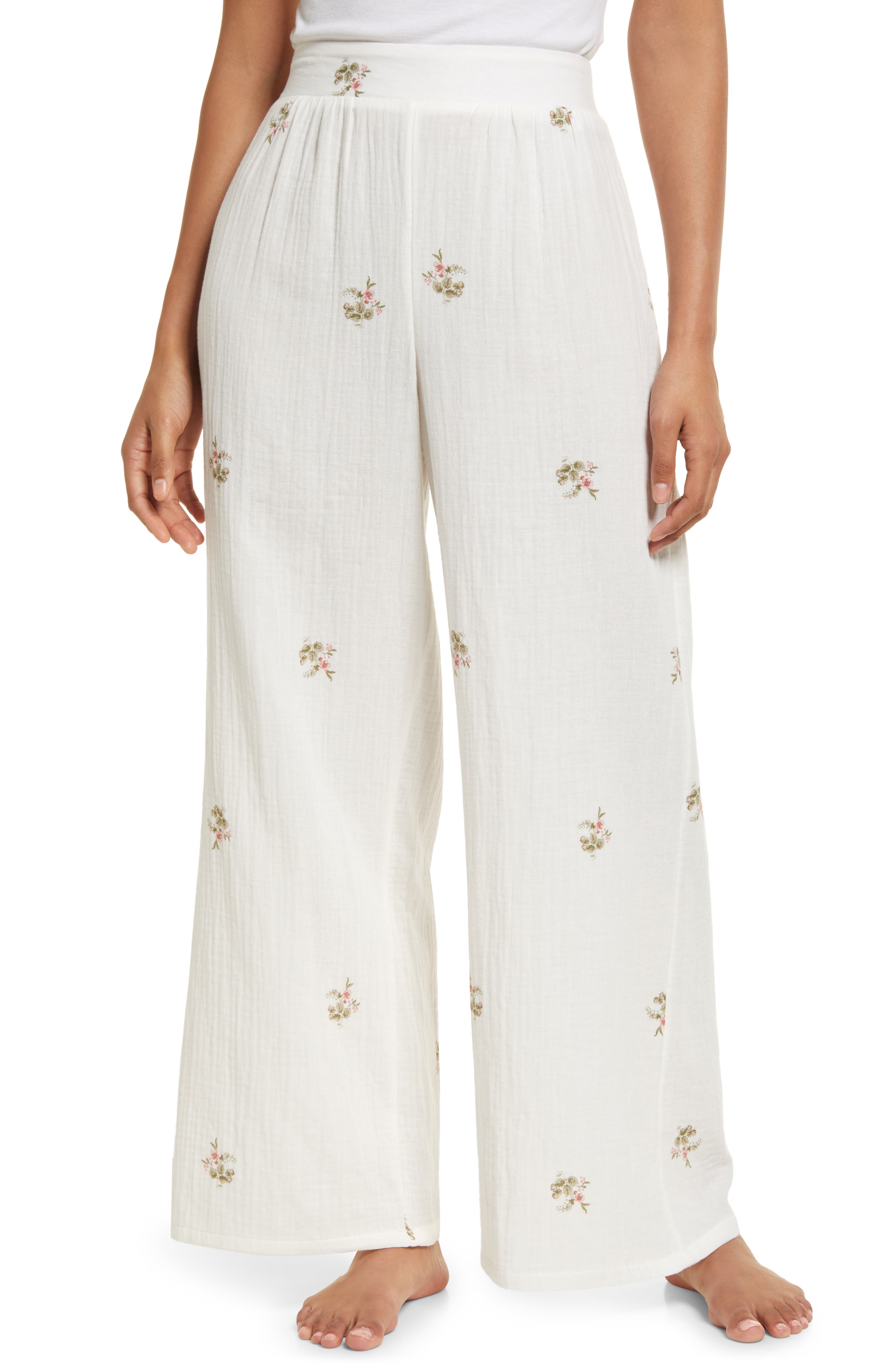 Nordstrom Cotton Wide Leg Pants | Nordstrom