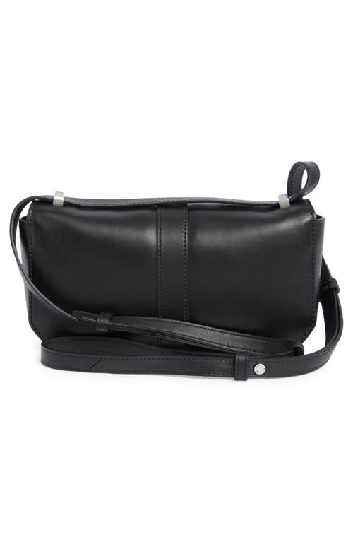 Shop Rag & Bone Max Leather Convertible Shoulder Bag In Blk