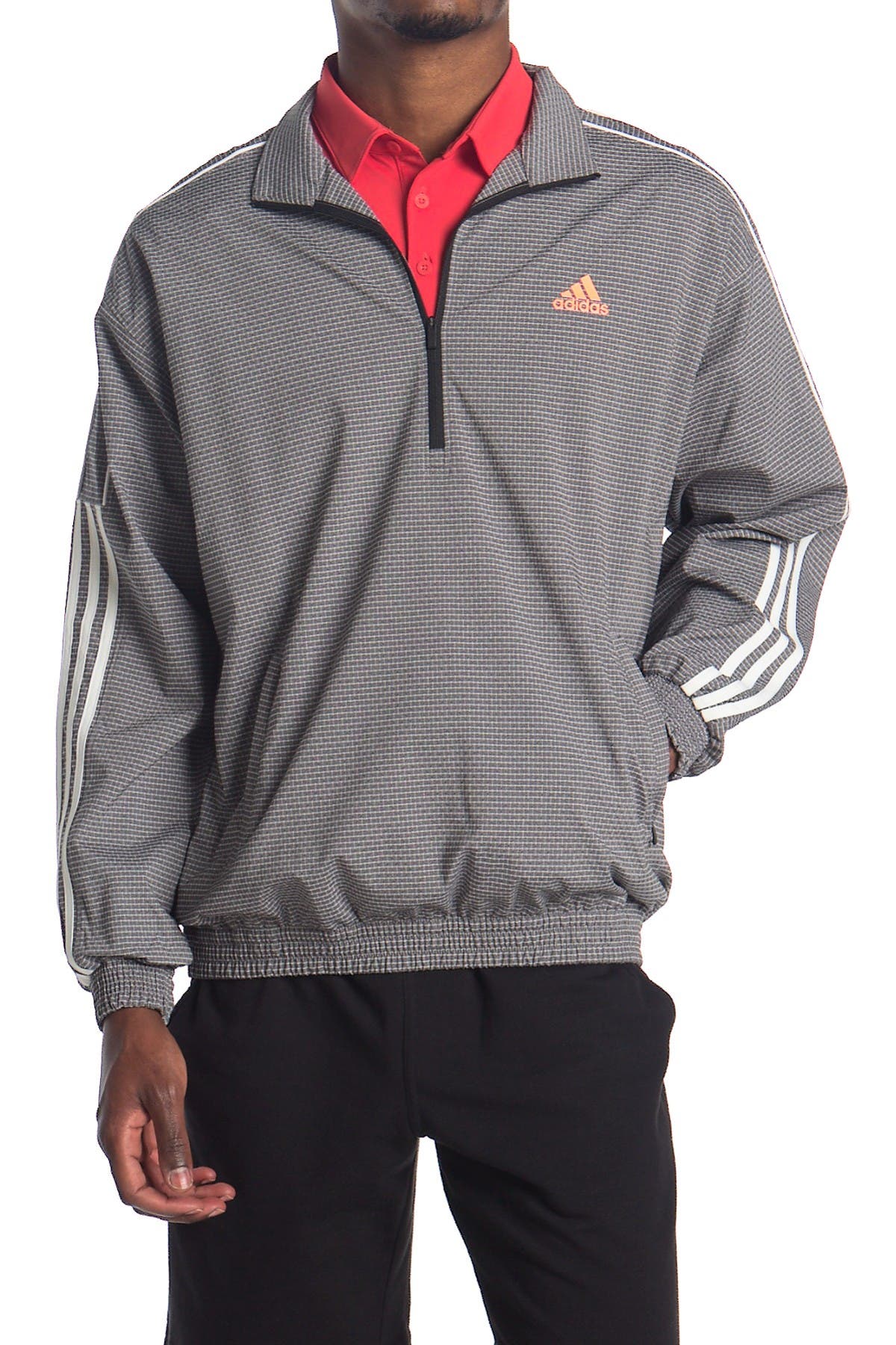 adidas 3 stripe coat