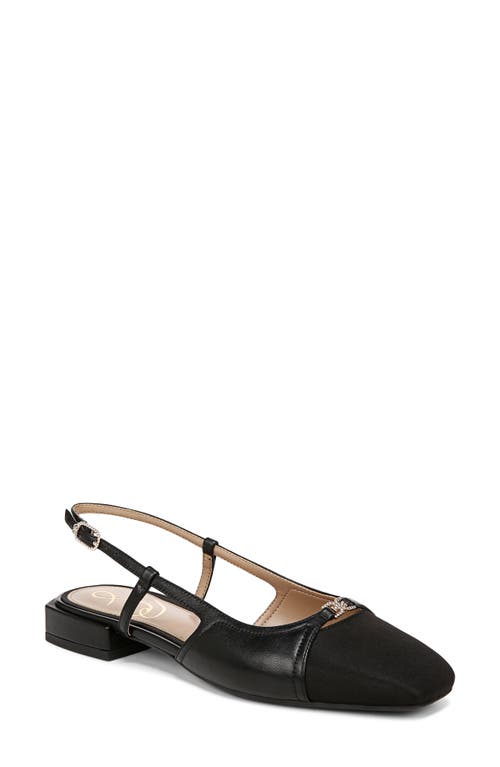 Sam Edelman Kara 2 Slingback Flat Black at Nordstrom,