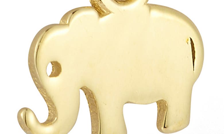 Shop Ember Fine Jewelry Elephant Pendant Necklace In 14k Gold