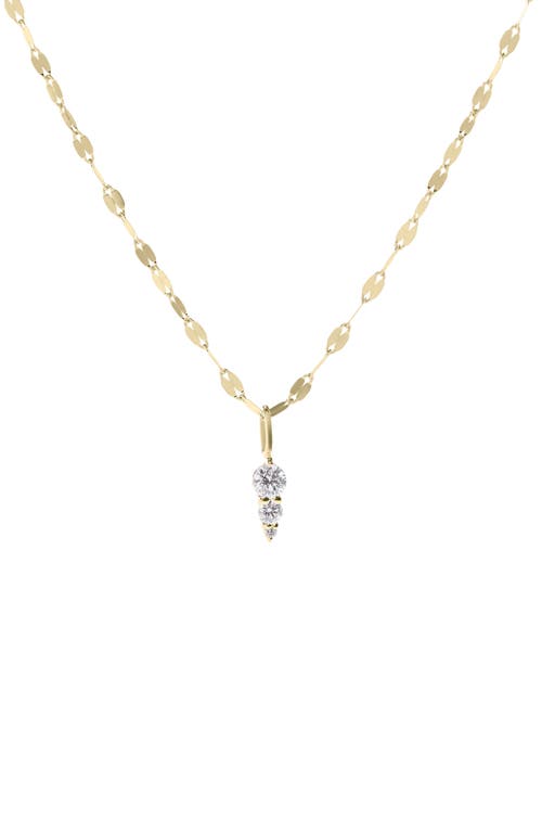 Lana Diamond Spike Pendant Necklace in Yellow Gold at Nordstrom, Size 18