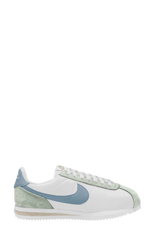 Cortez Sneaker in White/Light Armory Blue