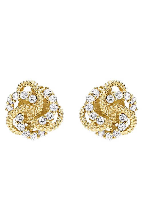 LAGOS Love Knot Stud Earrings in Gold at Nordstrom