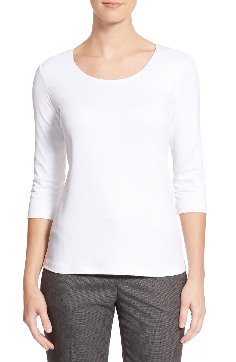 BOSS Jersey Skin Touch Top | Nordstrom
