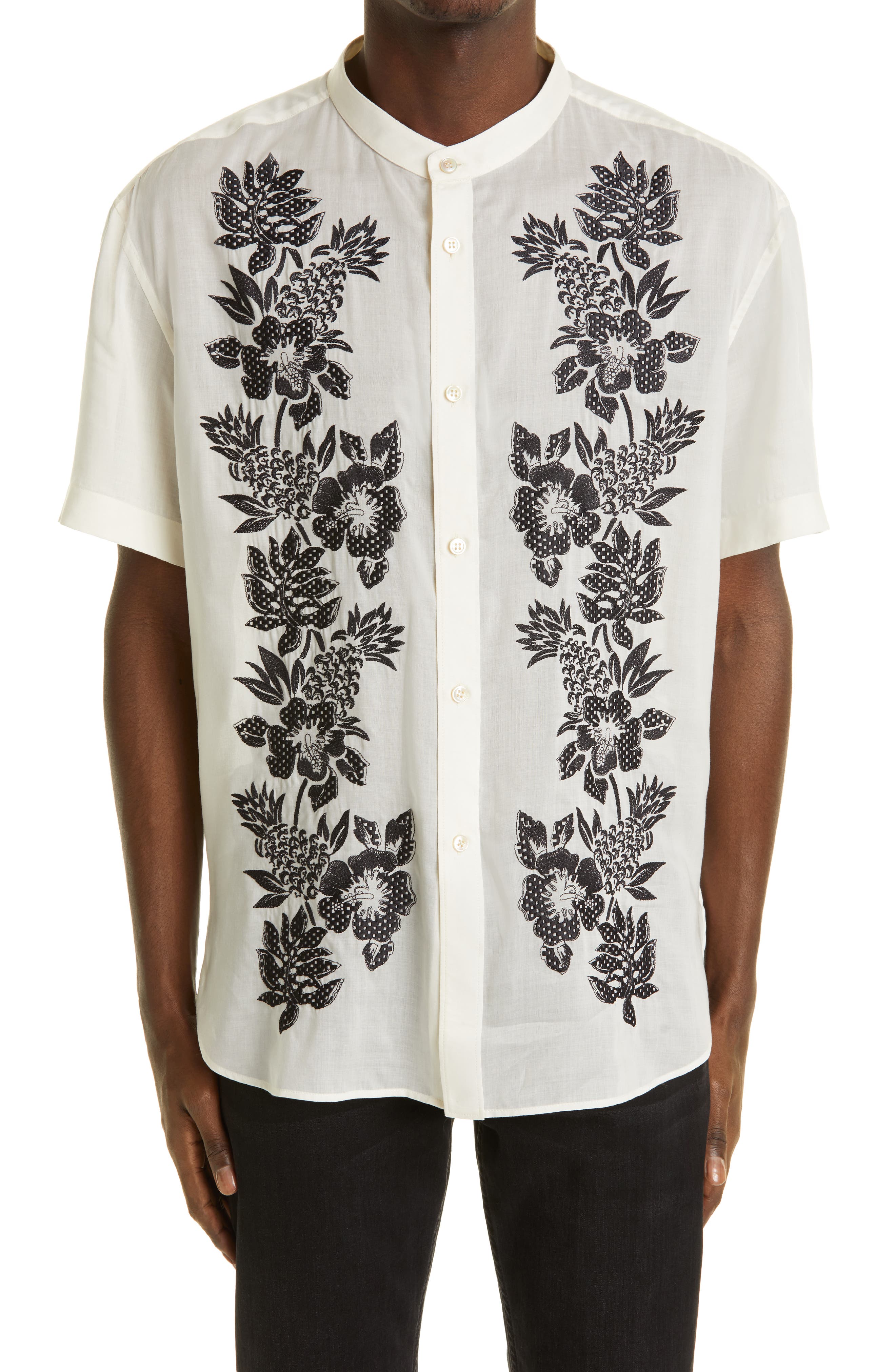 saint laurent men's shirt