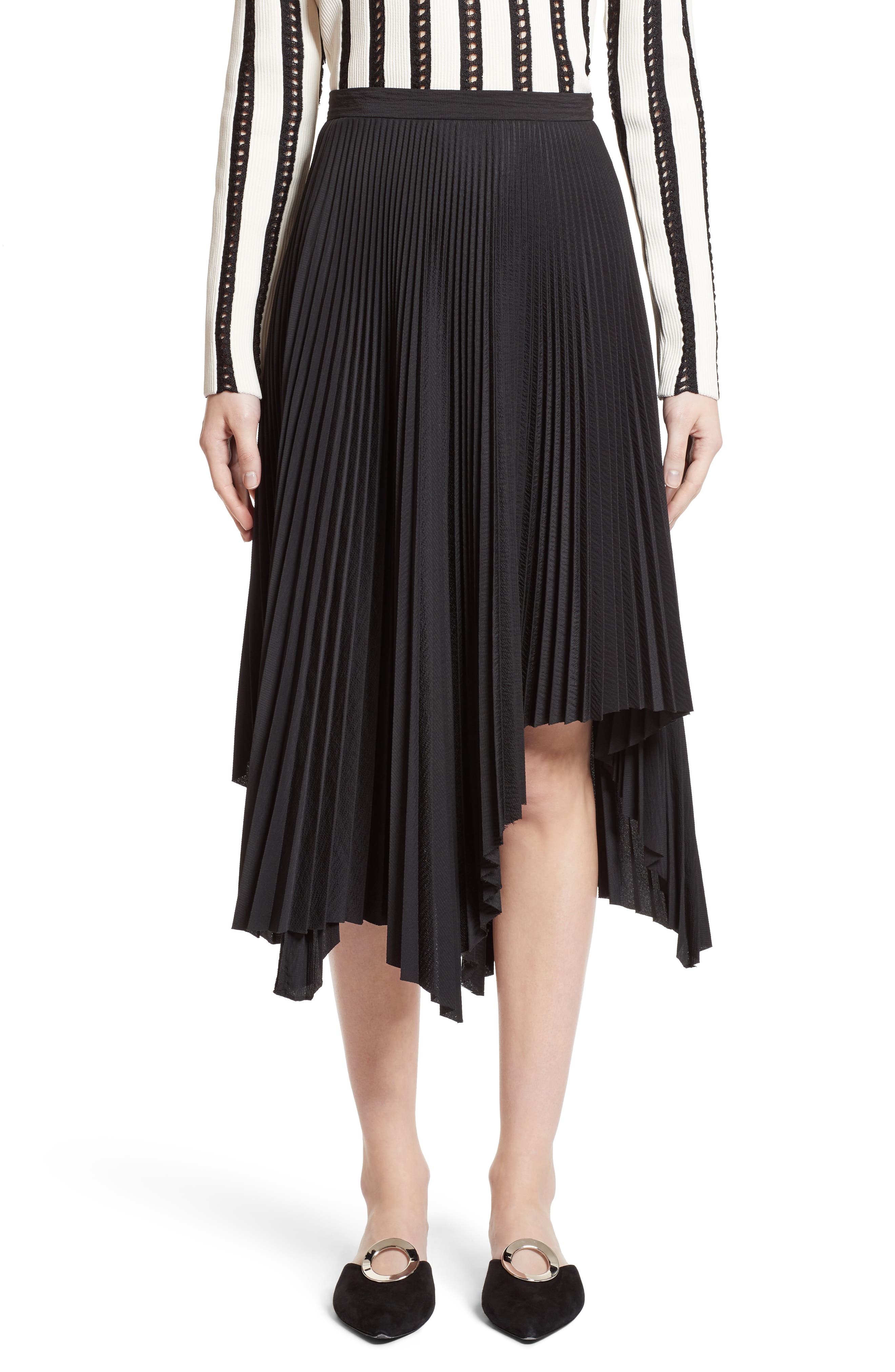 Proenza Schouler Pleated Handkerchief Hem Skirt Nordstrom