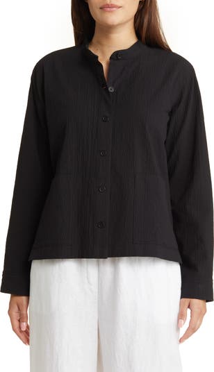 Eileen Fisher Mandarin Collar Jacket | Nordstrom