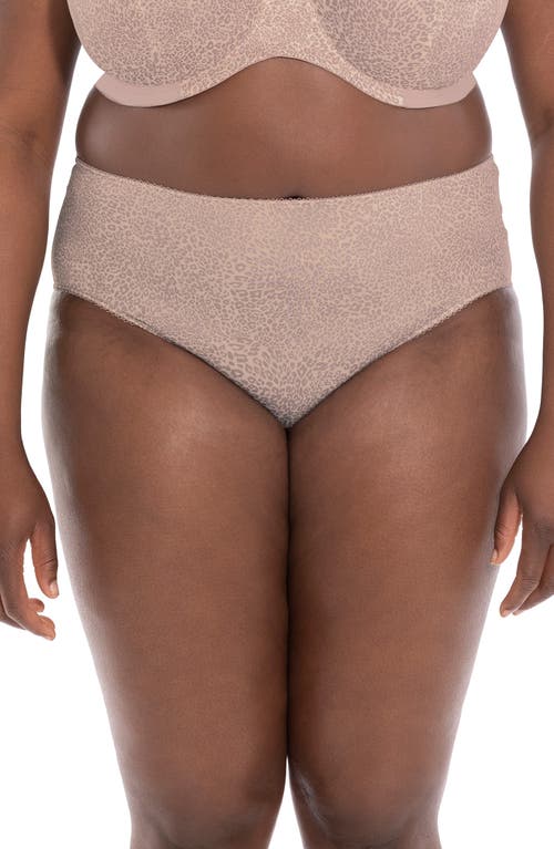 Kayla Briefs in Taupe Leo