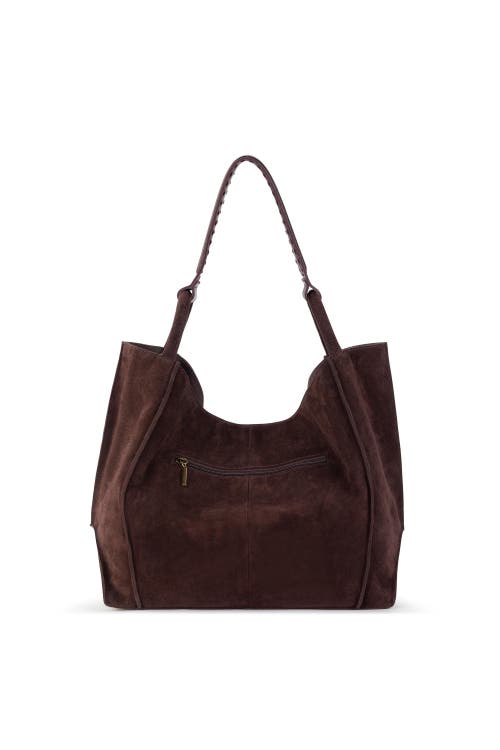 Shop The Sak Los Feliz Large Tote Bag In Mahogany Suede