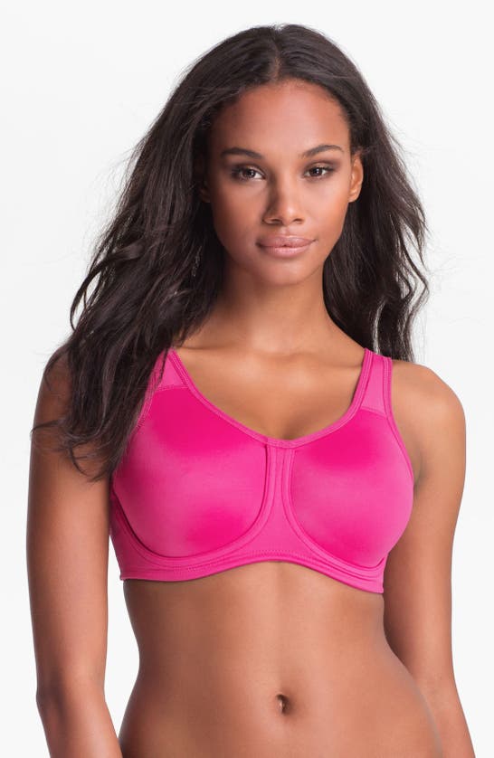 Wacoal Simone Seamless Underwire Sports Bra In Fuchsia