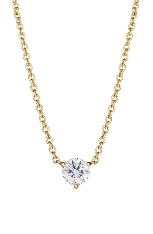 Lightbox 0.50-carat Lab Grown Diamond Pendant Necklace In Gold
