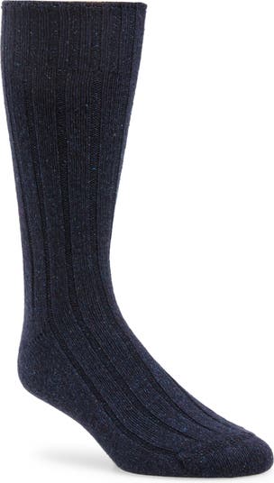 American Trench Ribbed Wool & Silk Blend Boot Socks | Nordstrom