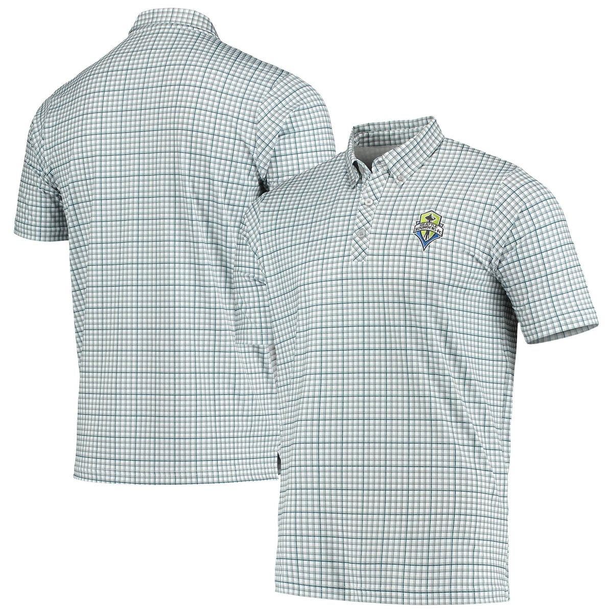 ANTIGUA Men's Antigua Navy/Gray Seattle Sounders FC Deliver Button-Down Polo at Nordstrom