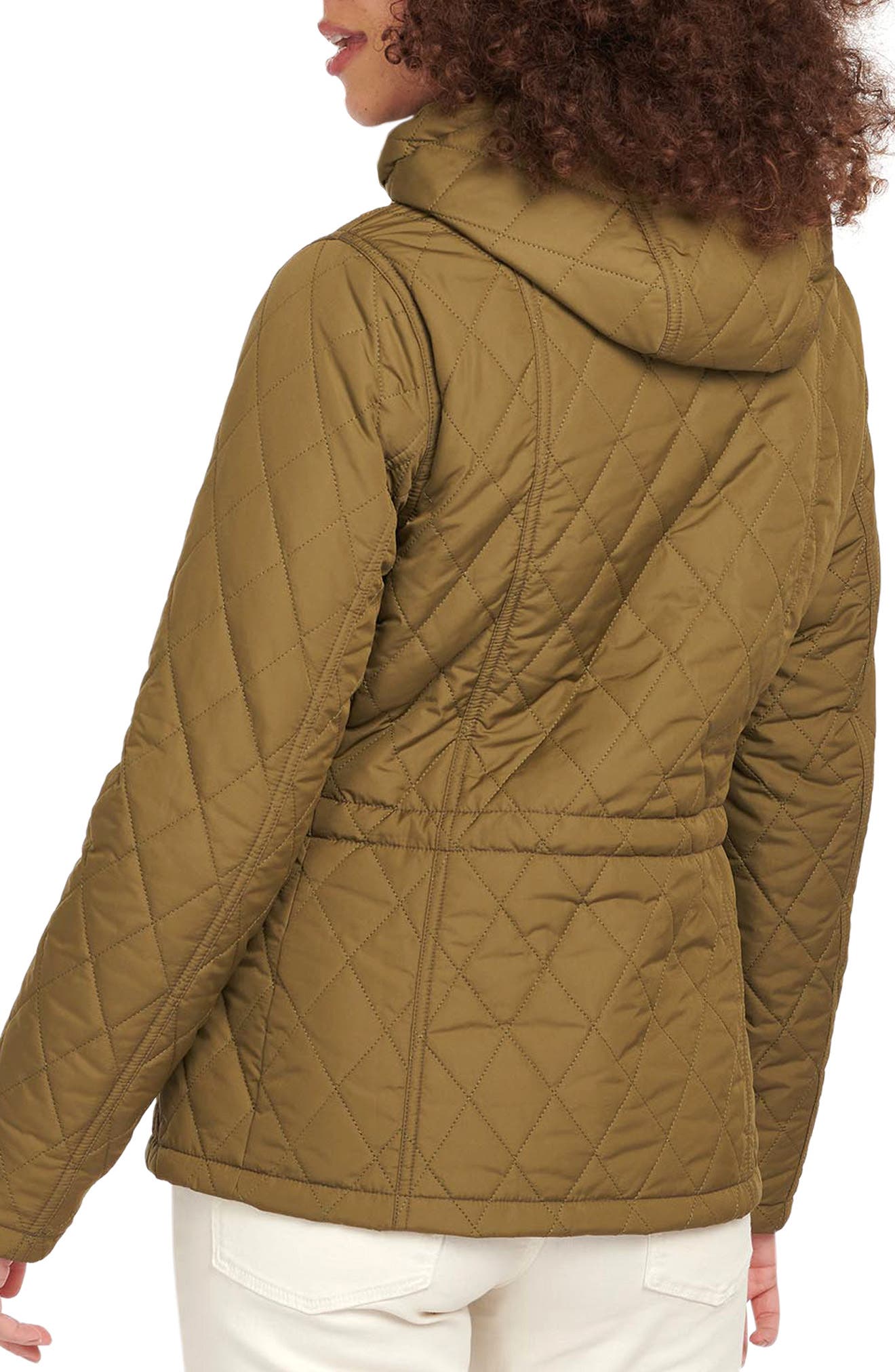 barbour millfire diamond quilted jacket