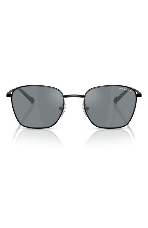 Vogue 53mm Pillow Sunglasses In Matte Black