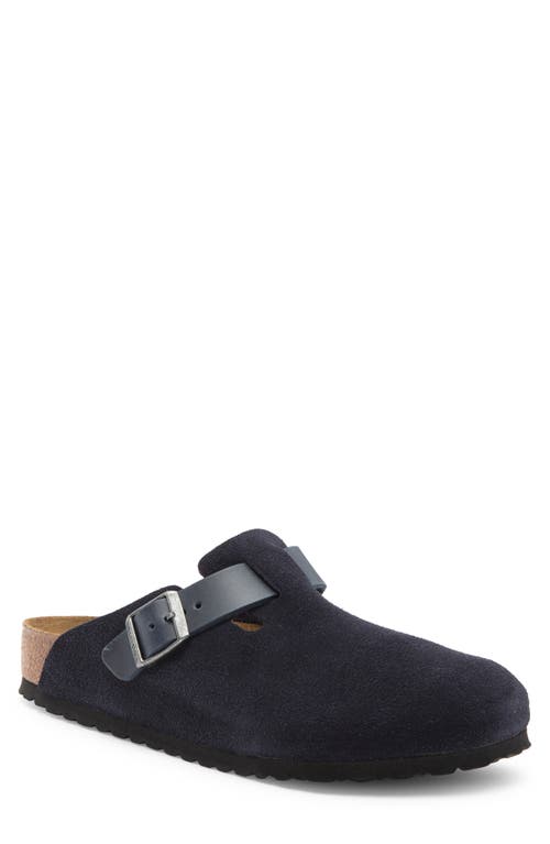 Shop Birkenstock Boston Clog In Midnight