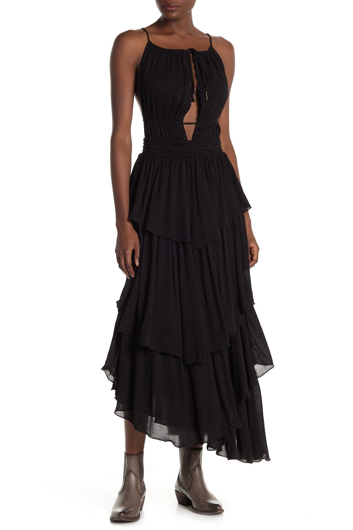 free people tiered maxi dress