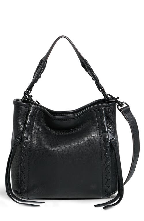 Artisan Bucket Crossbody Bag in Black