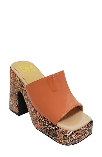 Ninety Union Porto Platform Sandal In Brown