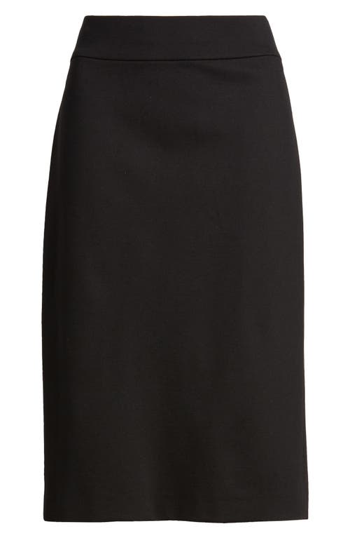 Shop Anne Klein Shimmer High Waist Midi Skirt In Anne Black