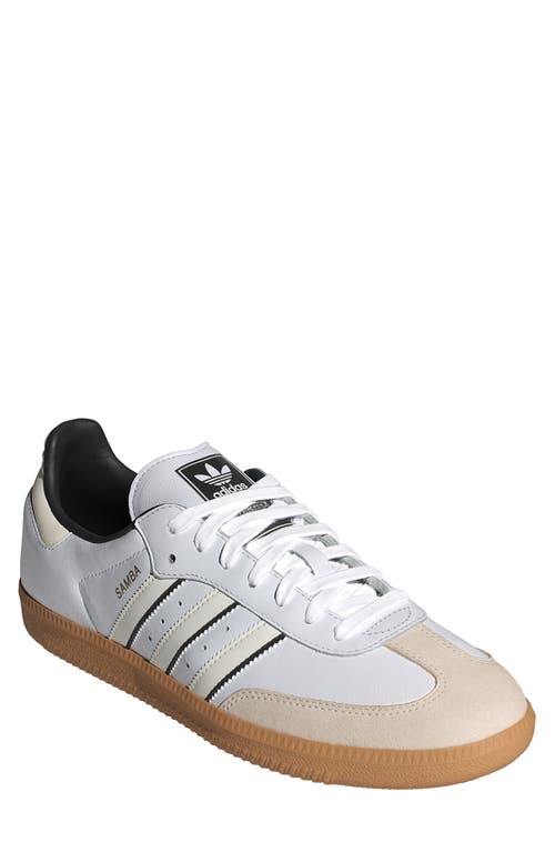 adidas Samba OG Sneaker White/Off White/Black at Nordstrom,