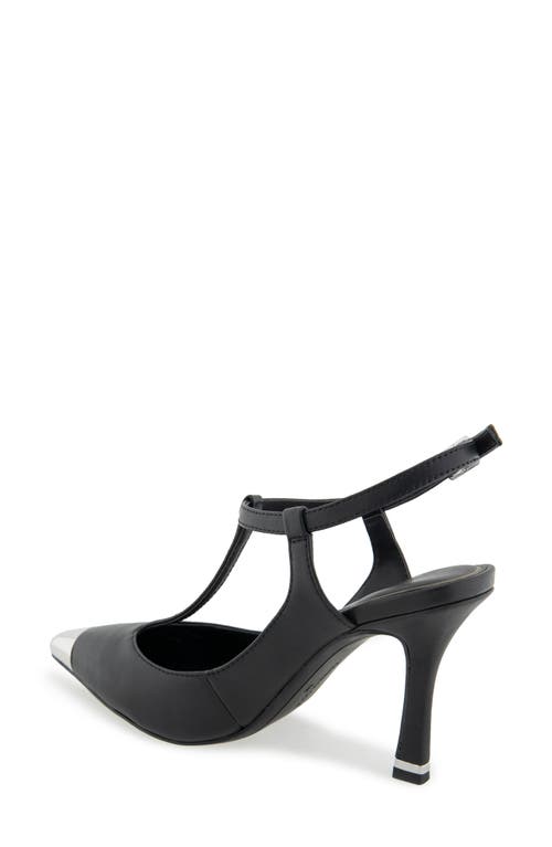 Kenneth Cole Romi T-strap Pump In Black Leather