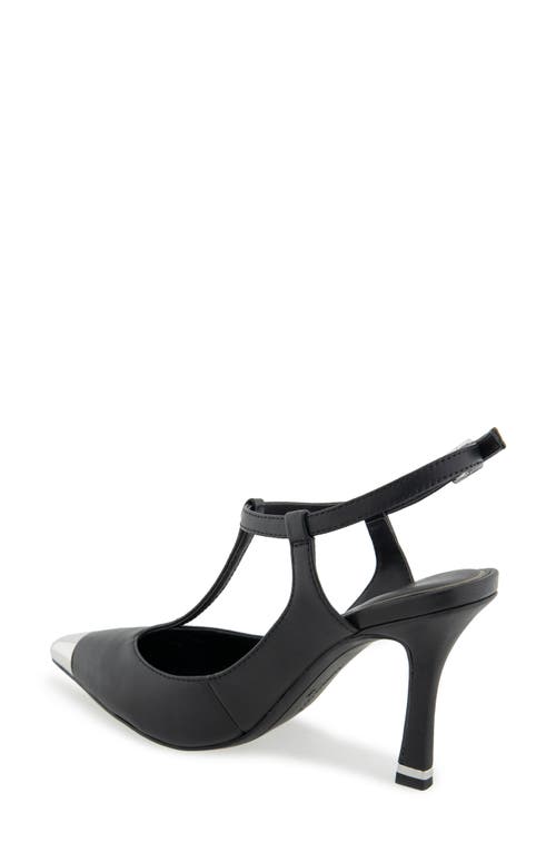 Shop Kenneth Cole Romi T-strap Pump In Black Leather