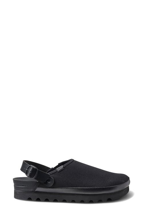 Reef Cushion Sage Platform Clog In Black/black