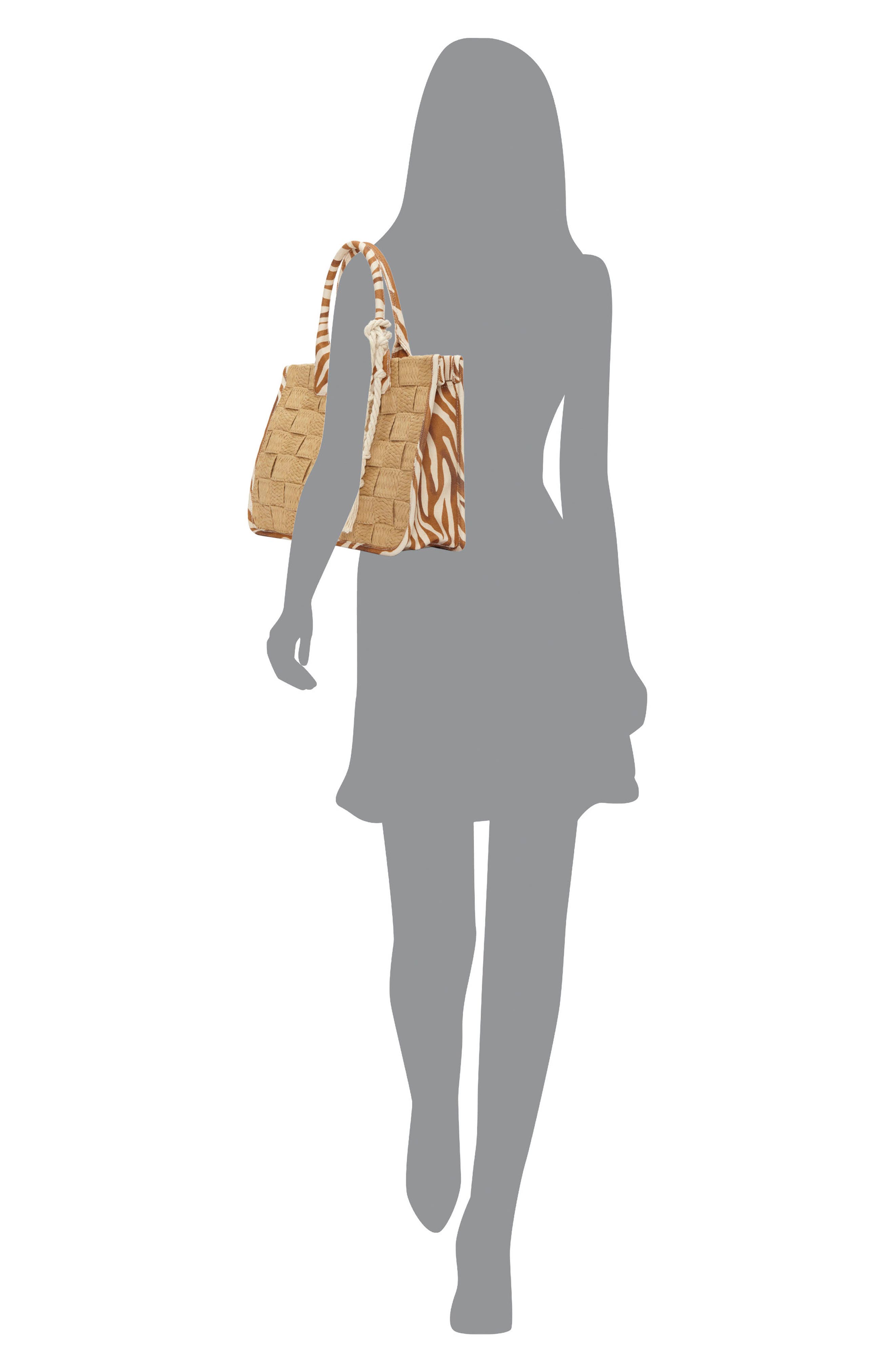 vince camuto orla tote zebra
