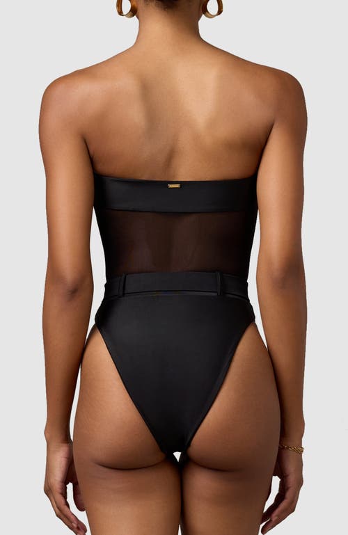 Mbm Swim Fate One-piece Swimsuit In Black
