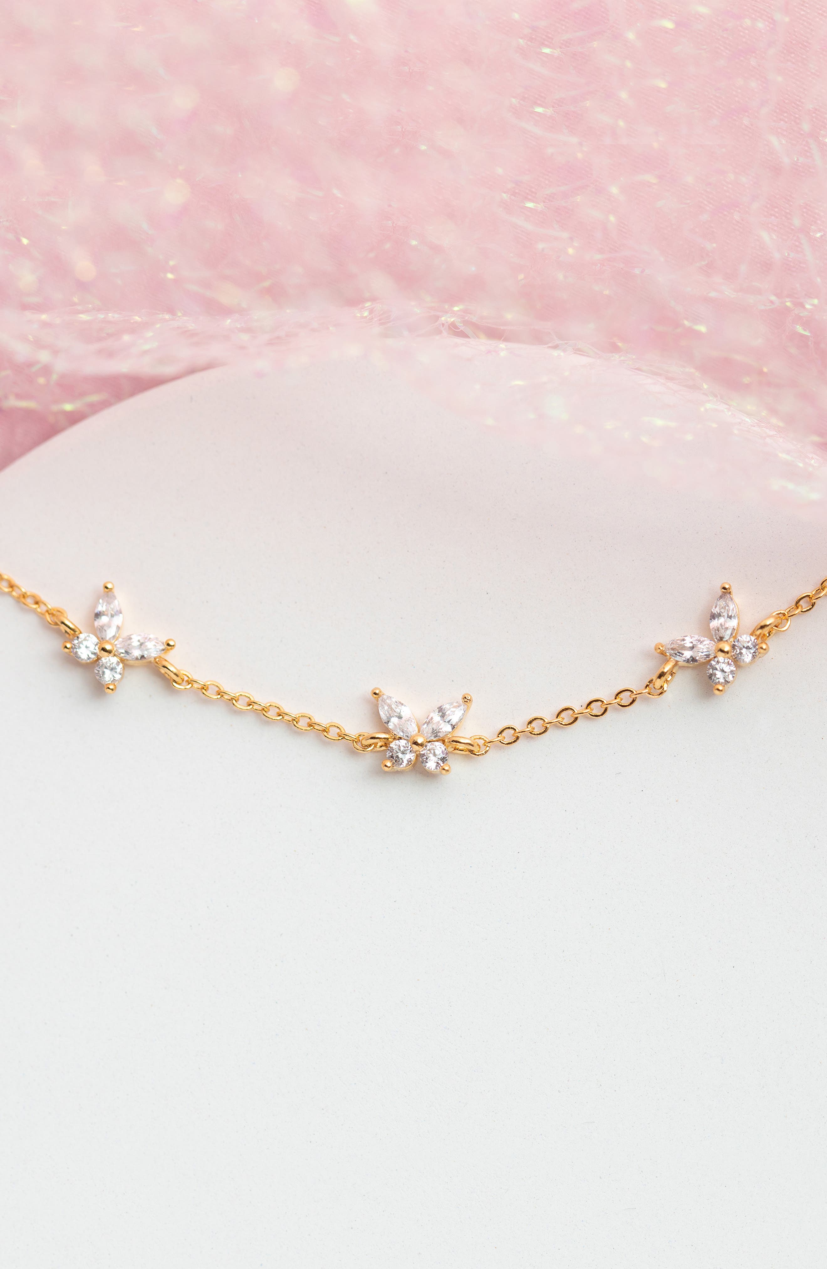 neutral butterfly bracelet